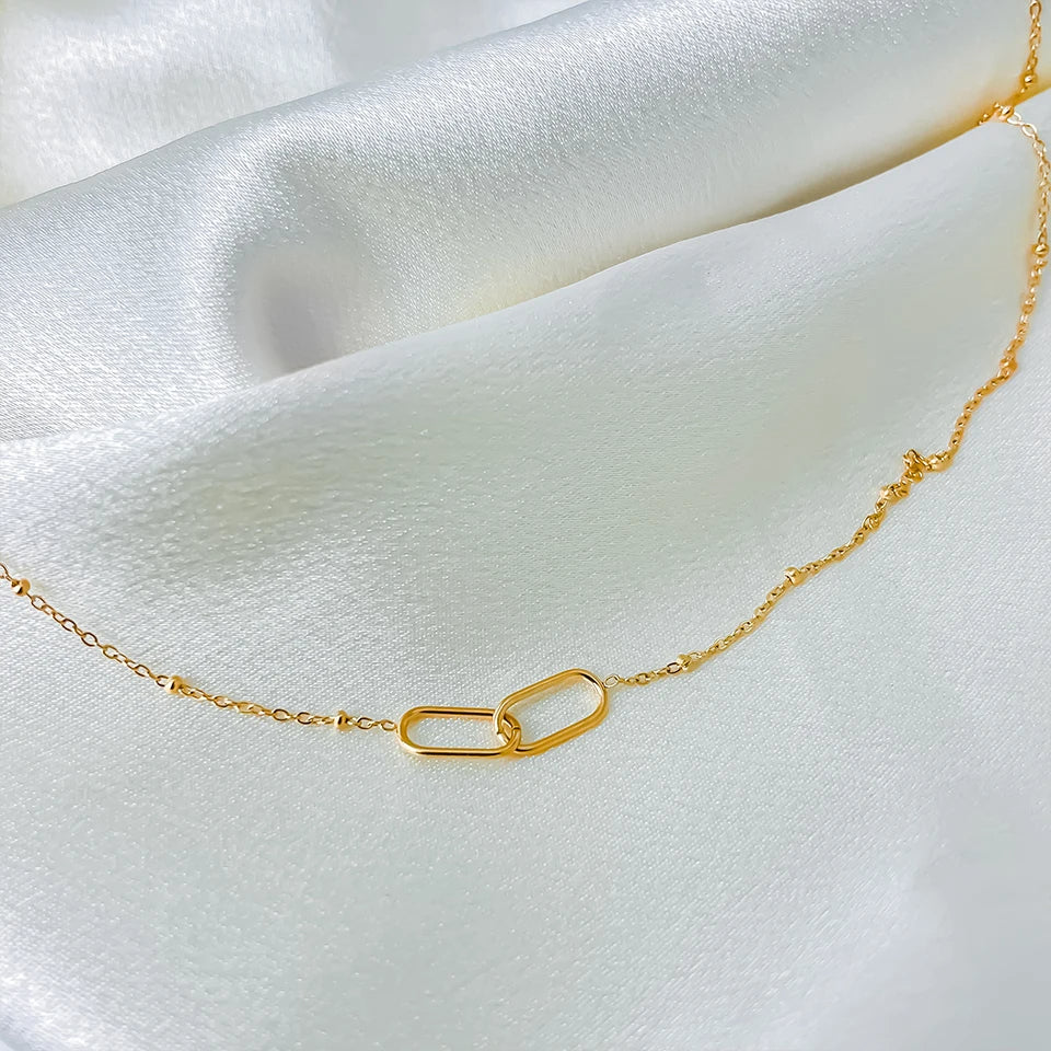 INFINITY HALSBAND GULD/SILVER